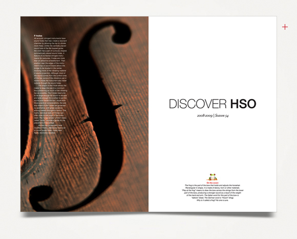 Print - Huntsville Symphony Orchestra - 2008/2009 Season Brochure