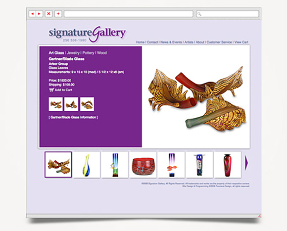 Web - Web Design - Signature Gallery - Website 3