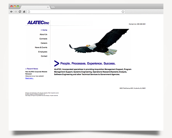 Web - Web Design - ALATEC, Inc. - Website 1