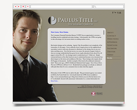 Web - Web Design - Paulus Title - Website 1