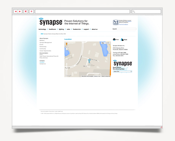 Web - Web Design - Synapse  Wireless - Website 7