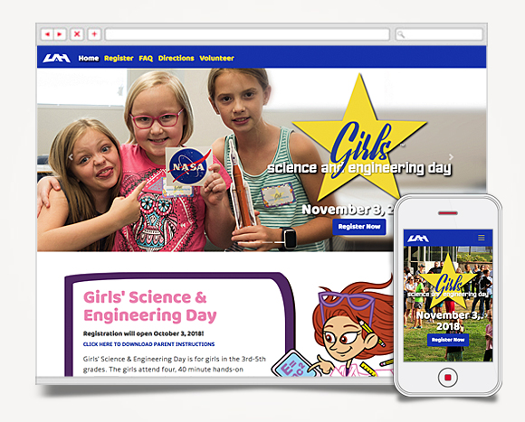 Web - Web Design - The University Of Alabama In Huntsville - Girl's Science Engineering Day 1